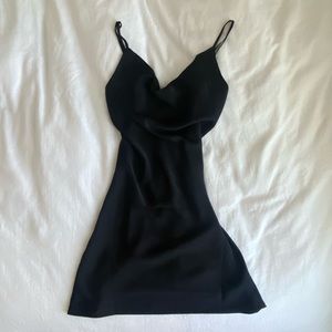 COPY - black silk dress